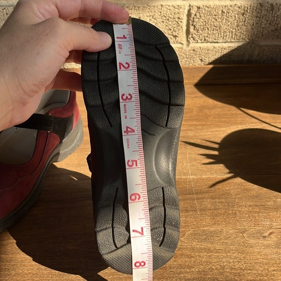 Ecco Girl’s Mary Janes Burgundy Shoes Size 30 - Picture 13 of 13